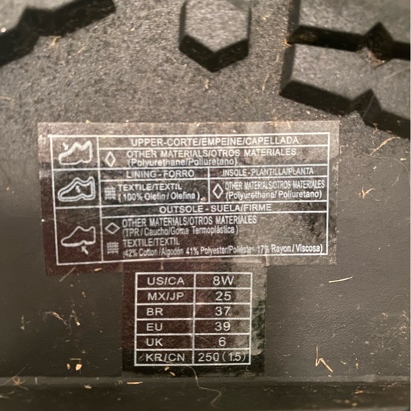 Forever 21 Black Chunky High Ankle Boots Size 8W - Picture 10 of 10